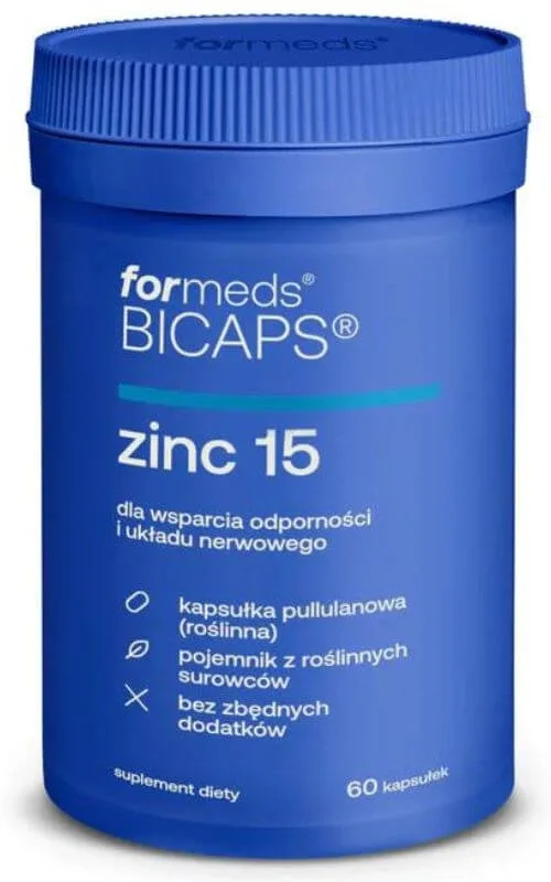 Bicaps Zinc 15 - Zinc - 60 caps Formeds — preț și oferte