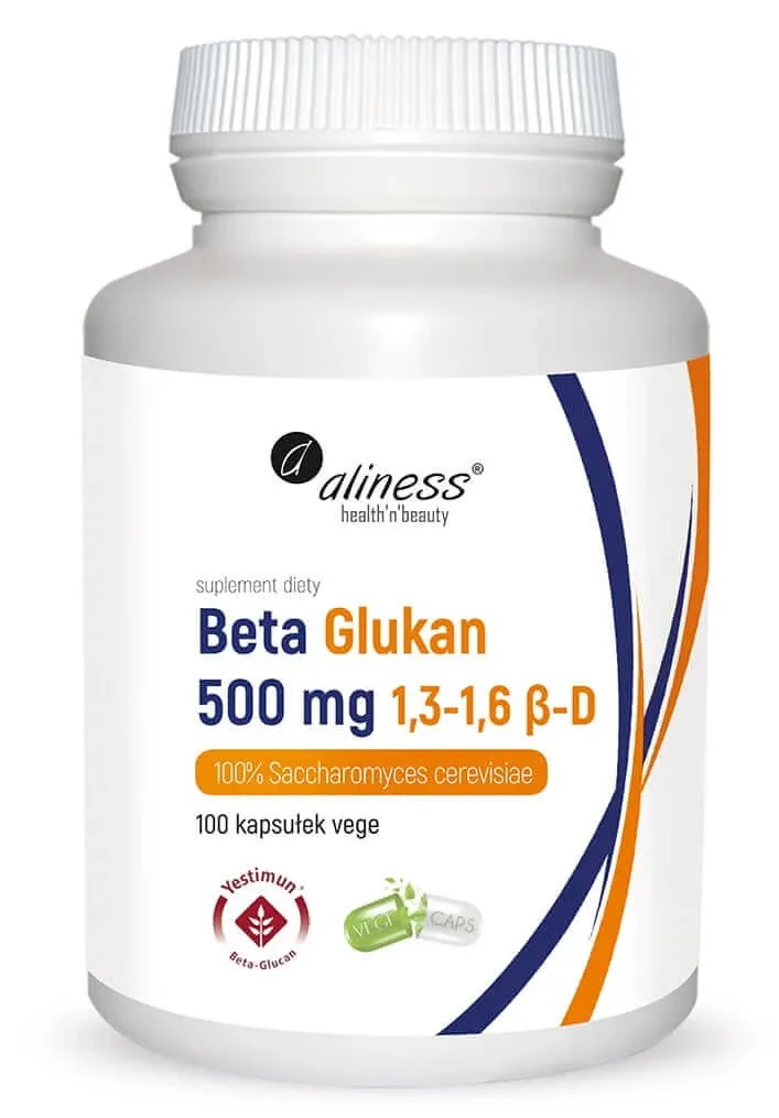 Beta Glucan Yestimun 1,3-1,6 ß-D 500 mg 100 capsule Aliness — preț și oferte