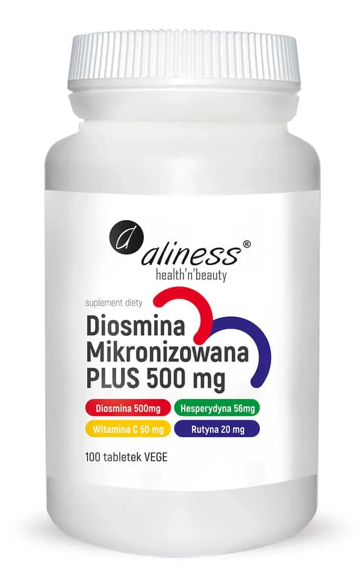 Diosmin micronizat PLUS 500 mg (100 tablete) Aliness — preț și oferte