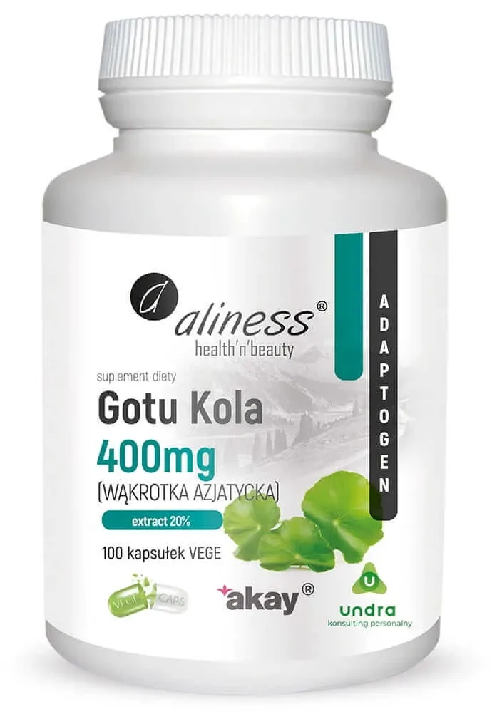 Gotu Kola - Centella Asiatica 400 mg (100 capsule) Aliness — preț și oferte