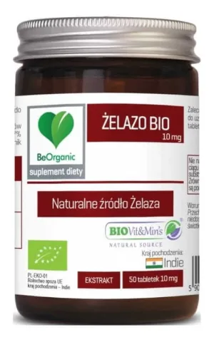 BeOrganic Fier Bio 10 mg 50 comprimate
