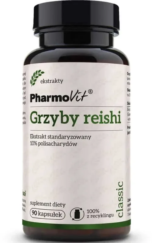 Ciuperci Reishi Extract standardizat 10% polizaharide 90 capsule Pharmovit Classic — preț și oferte