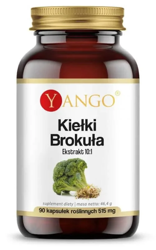 Varza de broccoli - extract 10:1 - 90 capsule - Yango — preț și oferte