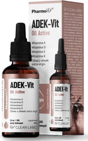 ADEK-Vit Oil Active 30 ml Pharmovit Clean Label