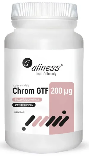 Crom GTF Active Cr-Complex 200 µg 100 comprimate vegetale, Aliness