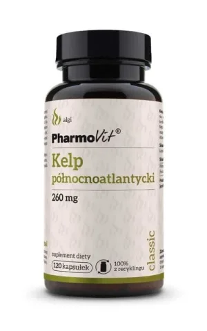 Kelp din Atlanticul de Nord 260mg 120 capsule Pharmovit Classic