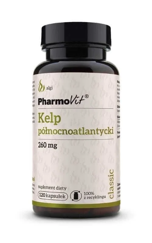 Kelp din Atlanticul de Nord 260mg 120 capsule Pharmovit Classic — preț și oferte