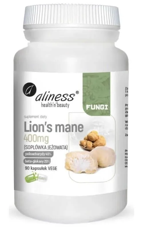Crin de leu (coneflower) 400 mg, 90 capsule Aliness — preț și oferte