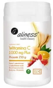 Vitamina C 1000 mg Plus (Bioflavonoide, Acerola, Rutin) 250 g Aliness