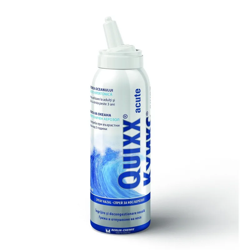 Quixx acute hipertonic spray naz x 100ml BERLIN CHEMIE — preț și oferte