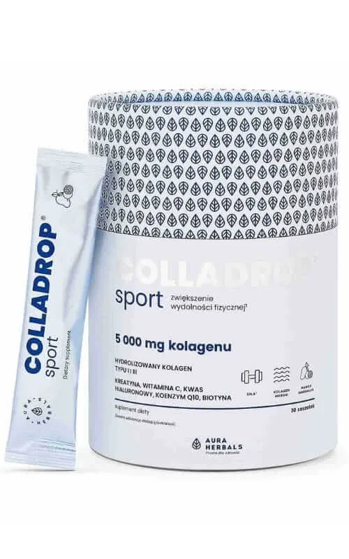 Colladrop Sport 5000 mg colagen marin 30 pliculețe Aura herbals — preț și oferte
