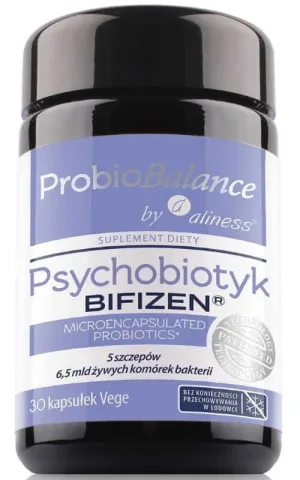 ProbioBalance Psychobiotic BIFIZEN 6,5 miliarde x 30 capsule vegetale. Aliness