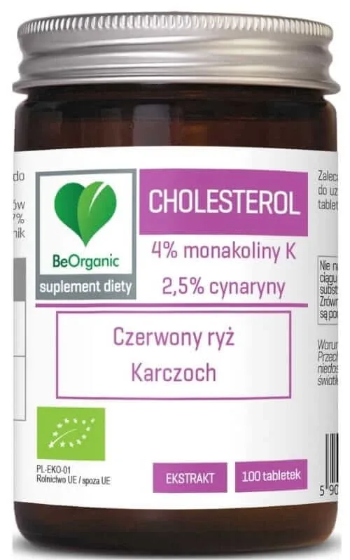 BeOrganic Cholesterol BIO 200 mg (100 comprimate) — preț și oferte