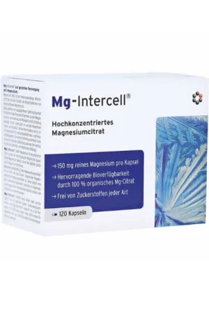 Mg Intercell citrat de magneziu 120 capsule, Intercell