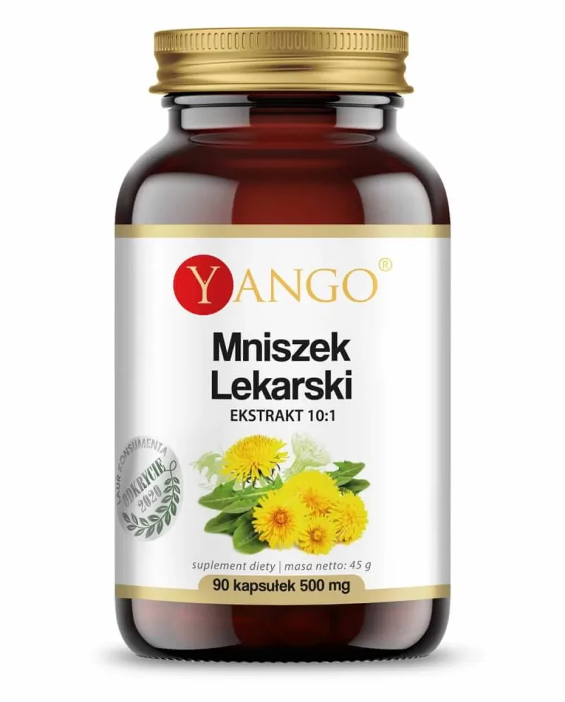 Extract de păpădie 10:1 500mg ( 90 capsule) Yango — preț și oferte