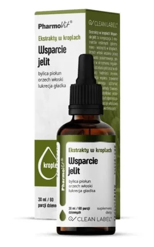 Extracte în picături Gut support 30 ml Pharmovit Clean Label