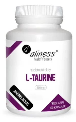 L-Taurină Taurină 800mg 100 capsule Aliness