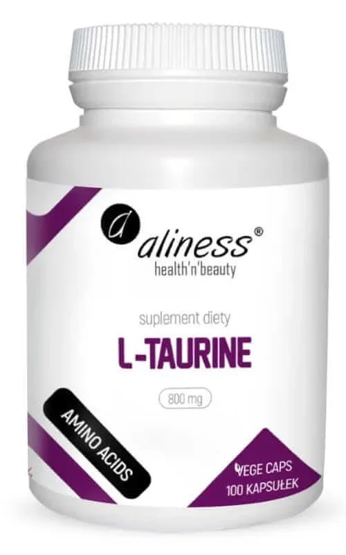 L-Taurină Taurină 800mg 100 capsule Aliness — preț și oferte