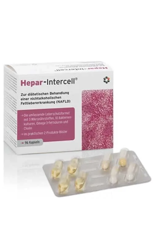 Hepar Intercell suport hepatic 96 capsule — preț și oferte