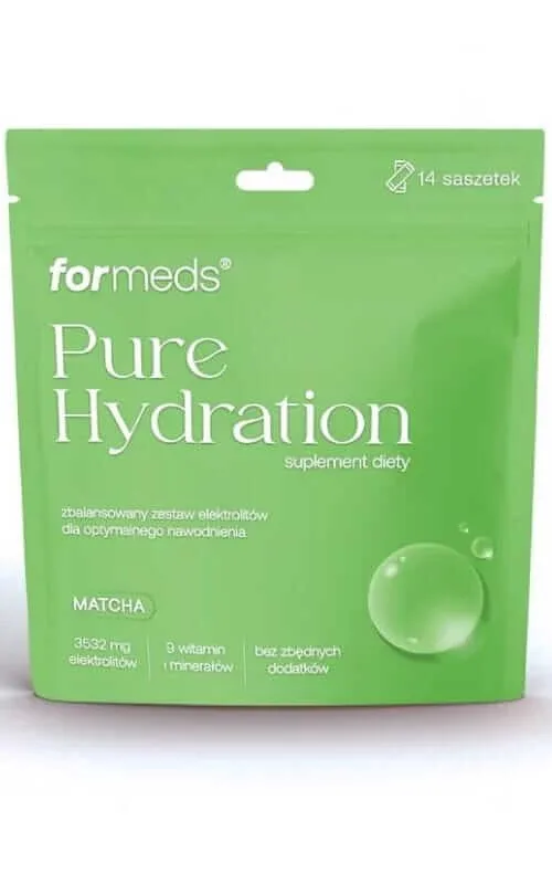Hidratare pură electroliți aromă matcha 14 pliculețe Formeds — preț și oferte