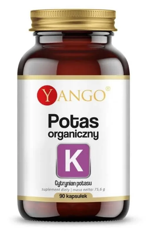 Potasiu organic (citrat de potasiu) 90 capsule Yango — preț și oferte