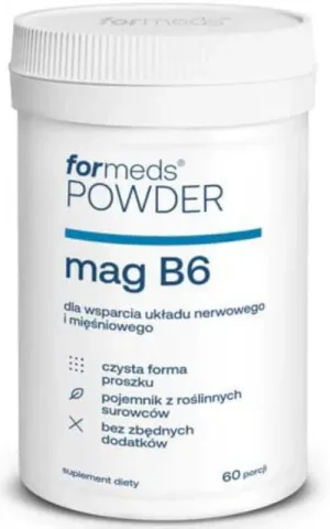 POWDER MAG B6 magneziu + vitamina B6 (60 porții) Formeds