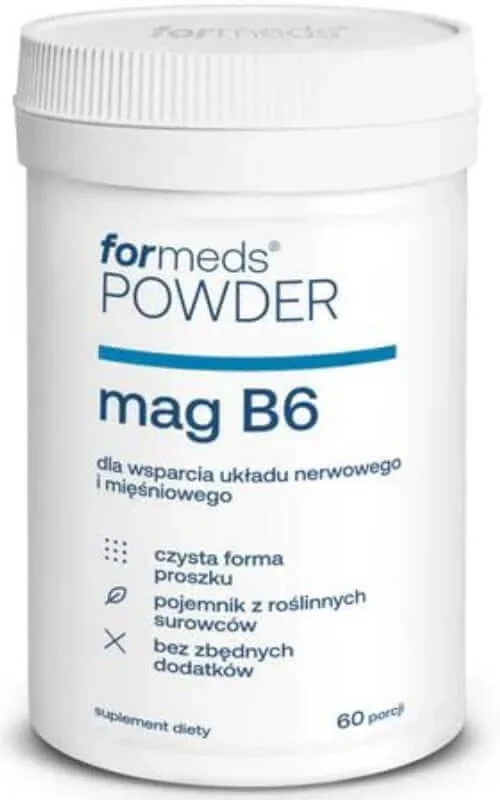 POWDER MAG B6 magneziu + vitamina B6 (60 porții) Formeds — preț și oferte