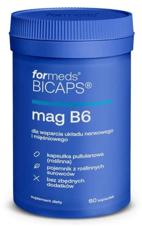 Bicaps Mag B6 Magnesiu citrat 60 capsule Formeds — preț și oferte