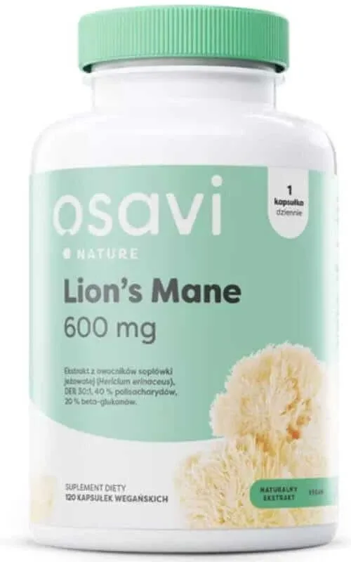 Osavi Lion's Mane (coneflower) 600 mg - 120 capsule vegane — preț și oferte