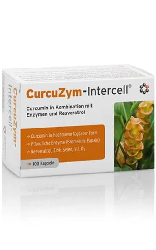 CurcuZym-Intercell - Curcumin 100 caps — preț și oferte