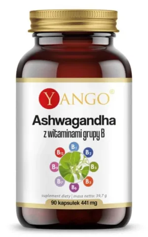Ashwagandha cu vitamine B 90 capsule Yango
