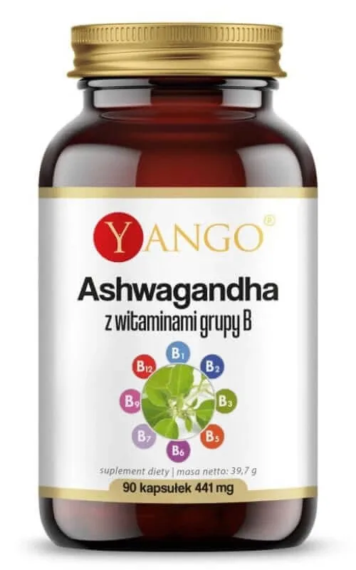 Ashwagandha cu vitamine B 90 capsule Yango — preț și oferte