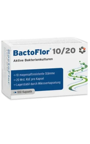 BactoFlor 10/20 100 capsule INTERCELL Pharma - probiotic