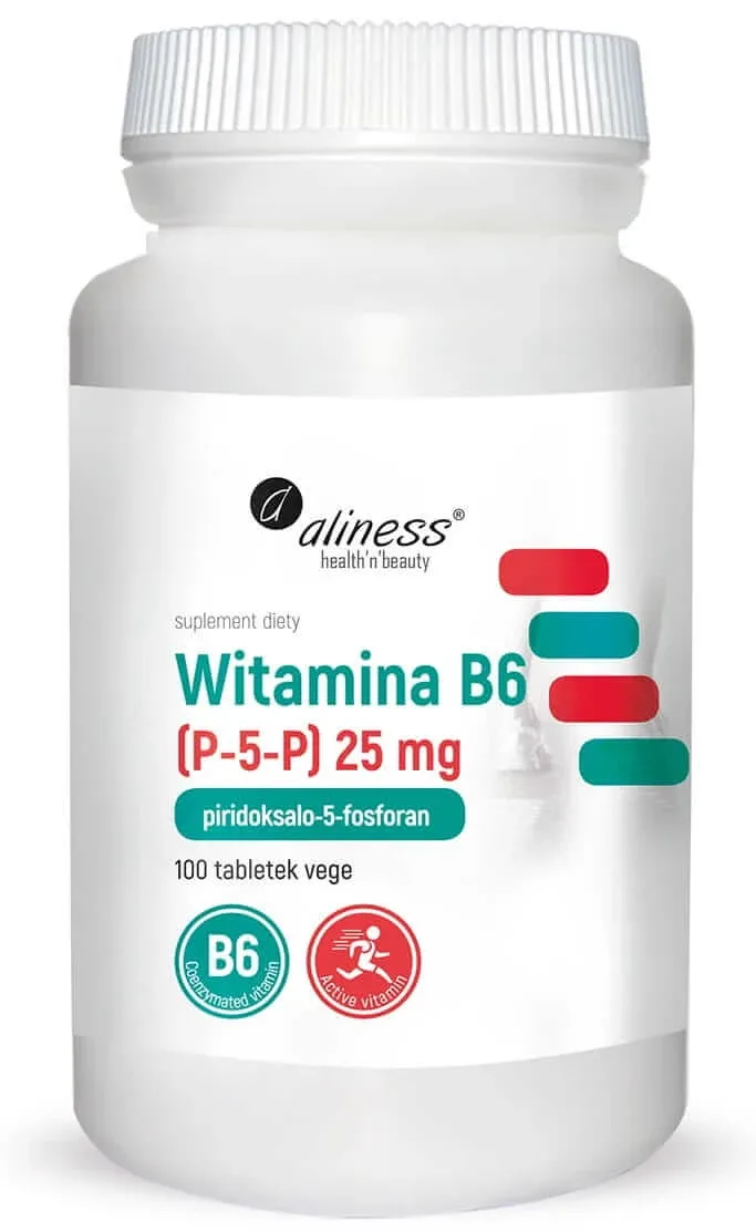Vitamina B6 (P-5-P) 25 mg x 100 comprimate VEGE Aliness — preț și oferte