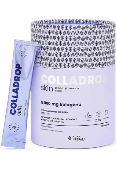 Colladrop Skin 5000 mg colagen bovin 30 pliculețe Aura Herbals — preț și oferte
