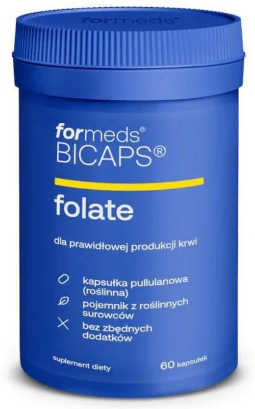 BICAPS FOLATE 500 µg Folat (60 caps) Formeds — preț și oferte