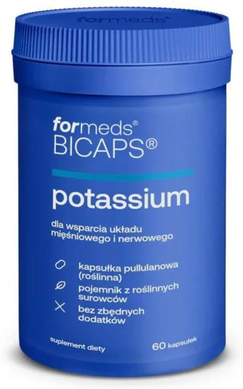Bicaps Potasiu 60 capsule Formeds — preț și oferte