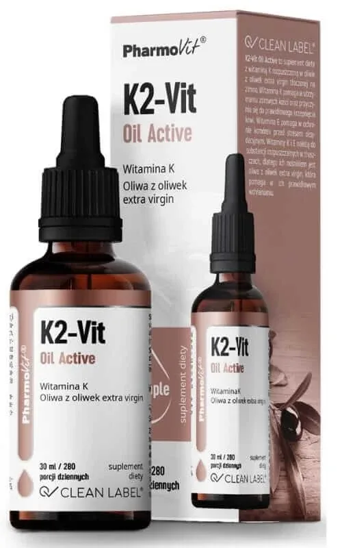 K2-Vit Oil Active 30 ml Pharmovit Clean Label — preț și oferte
