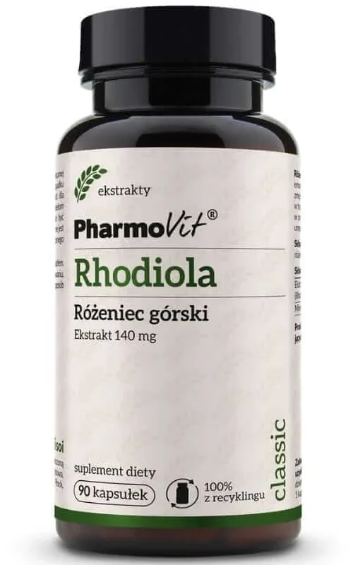 Rhodiola rosea extract 140 mg (90 caps) Pharmovit Classic — preț și oferte