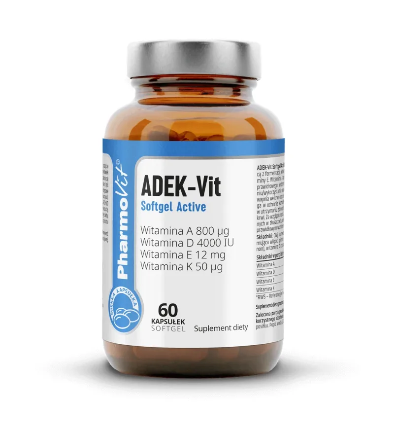 ADEK-Vit Softgel Active 60 capsule Pharmovit Clean Label — preț și oferte