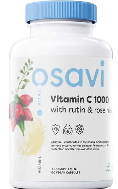 Osavi Vitamina C 1000 cu Rutin și Rosehip 120 capsule — preț și oferte