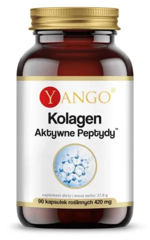 Peptide active de colagen - Colagen de tip I și III (90 capsule) YANGO