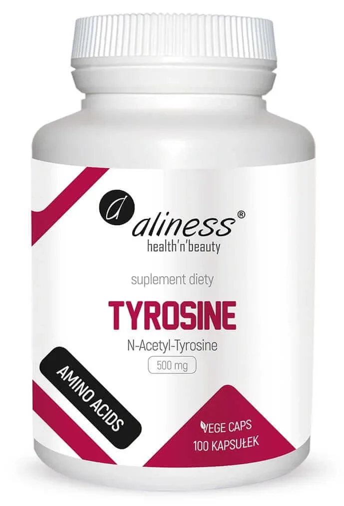 N-acetil-tirozină (tirozină) 500 mg x 100 Vege caps, Aliness — preț și oferte