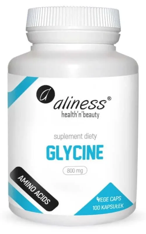Glicină 800mg Glicină 100 capsule Aliness — preț și oferte