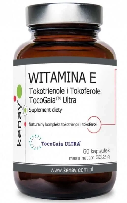 Vitamina E Tocotrienoli și tocoferoli TocoGaia 60 capsule Kenay — preț și oferte
