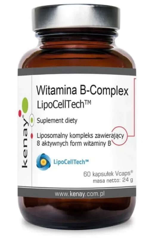 Lipozomal B complex de vitamine LipoCellTech 60 capsule Kenay — preț și oferte