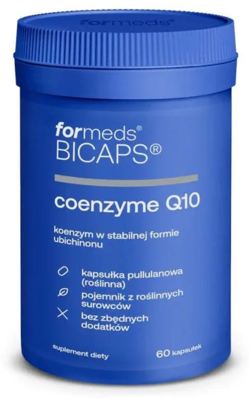 Bicaps COENZYME Q10 100 mg coenzima Q10 (Ubiquinonă) 60 capsule. Formate — preț și oferte