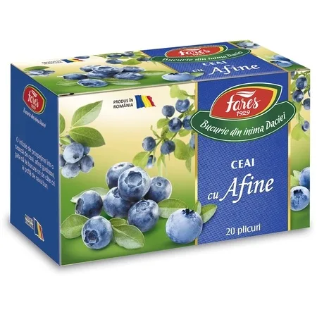 Ceai de Afine Aromfruct, 20 plicuri, Fares — preț și oferte
