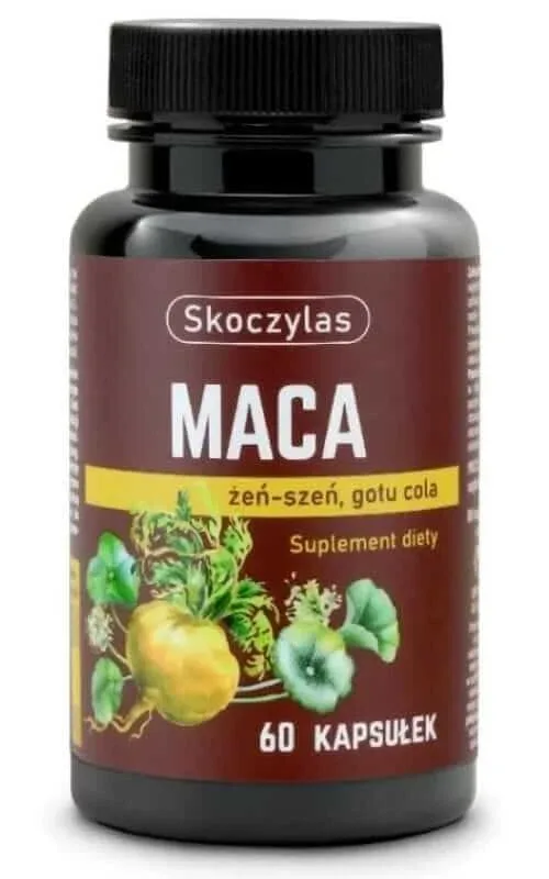 Skoczylas Maca+ Ginseng+ Gotu cola 60 capsule — preț și oferte