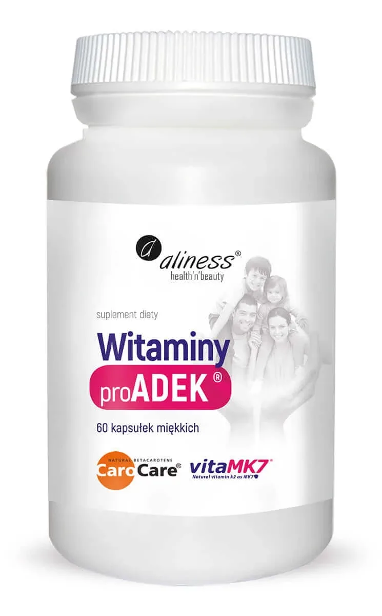 ProADEK Vitamine Betacaroten D3 VitaMK7 60 capsule Aliness — preț și oferte